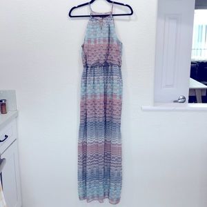 Lily Rose patterned maxi dress
